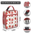 thumbnail image 2 of Premium Insulated Strawberry Lunch Box for Men & - Reusable Lunch Bag with,Hour Temperature Retention, Compact & Lightweight Design for Office, Work, Picnic, Travel - Durable Lunch Tote for Adults., 2 of 5