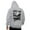 Grey, variant on Hpapadks Hoodies for Men Oversize Hoodies Pullover with Vintage Flower Letter Print Lightweight Sweatshirts for Men