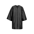 thumbnail image 2 of TOPTIE Robe de Collation des Grades Unisexe pour Lycée & Bachelor, Robe de Choeur pour Église-Noir-51 Pouces/5 Pieds6 Pouces à 5 Pieds8 Pouces, 2 of 7