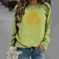thumbnail image 3 of Patlollav Pntutb Women Long Sleeve Shirts,Ladies Sweatshirt Loose Tunic Tops, 3 of 7