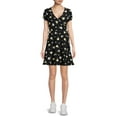 thumbnail image 2 of No Boundaries Juniors' Wrap Dress, 2 of 5