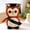 Black, variant on Owl Graduation Plush Toy, 9" Stuffed Animal Dr. Owl with Doctoral Cap and Tassel, PhD Graduation Gift for Her Him, Class of 2026 Commemorative Soft Owl Doll