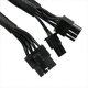 thumbnail image 5 of 4x Cables de Alimentación PCIE VGA Flex de 8 Pines Una 8 Pines (6 + 2) para EVGA Supernova 650750850 1000 1600 2000, 5 of 5