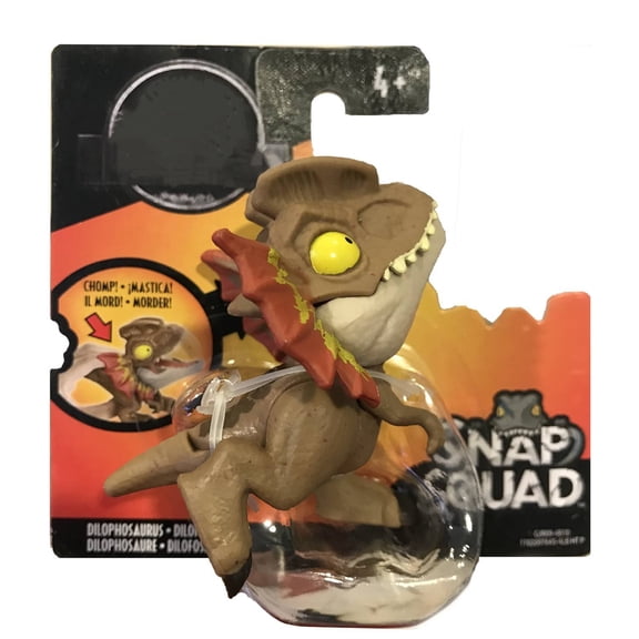 Jurassic Snap Squad Dilophosaurus Dinosaur Figure