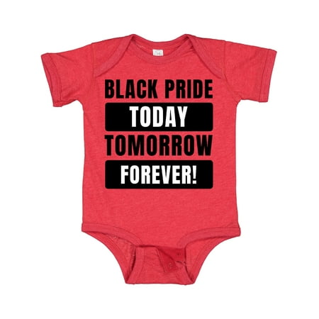 

Inktastic Black History Month Black Pride Today Tomorrow Forever Gift Baby Boy or Baby Girl Bodysuit
