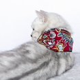 thumbnail image 2 of Zhuge Bandana para perros 1 pieza, mezcla de poliéster ligera de secado rápido, bufandas triangulares, baberos, pañuelo ajustable para perros, regalo para mascotas, M, A15, 2 of 3