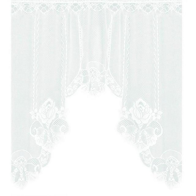 Vintage Style Lace Coffee Curtain Kitchen Curtain Vintage Style Window Scarf