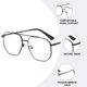thumbnail image 4 of Gafas de bloqueo de luz azul, moda, doble haz, antifatiga ocular, anti-ultravioleta, ordenador/juego/TV, 4 of 7