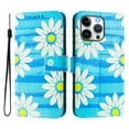 thumbnail image 2 of TECH CIRCLE for iPhone 11 Pro Case 5.8" (2019 Release), Cute Cartoon Flip Wallet Phone Case with Lanyard, Built-in Card Slots & Stand Function, Portable Lightweight Slim Folio Cover, Blue Daisy, 2 of 3