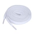 thumbnail image 1 of Cordones KURISET, planos, tejido fino, 2 pares, 76 cm, poliéster blanco, 1 of 4