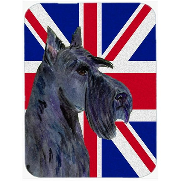 Carolines Treasures  Scottish Terrier With English Union Jack British Flag Mouse Pad