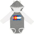 thumbnail image 3 of Inktastic Colorado Flag Distressed Look Boys or Girls Long Sleeve Baby Bodysuit, 3 of 5