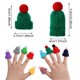 thumbnail image 4 of 10/20 piezas Mini gorro de Papá Noel, sombreros de bola de pelo, broche, alfileres para suéter, insignia, Collar, ropa, accesorios para muñecas, decoración artesanal de costura DIY, 4 of 4