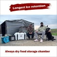 thumbnail image 5 of Rotomolded Hard Sided 96 Can Dual Function Cold/Hot Ice Chest Cooler 50/80 Qt 2 Sizes in 1 for Camping and Outdoor Blue by ZUBI COOLERS, 5 of 8
