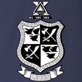 thumbnail image 3 of CafePress - Delta Chi Black And White Coat Of Arms Long Sleeve T Shirt - Long Sleeve Dark T-Shirt, 3 of 3