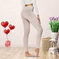 thumbnail image 2 of iHPH7 Yoga Leggings for Women Fall Leggings for Women Compression Leggings for Women Tummy Control Yoga Pants Soft Leggings for Women High Waisted Leggings for Women Beige L, 2 of 9