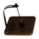thumbnail image 5 of Servilletero de madera con clip para servilletas, estable, moderno y versátil, dispensador de pañuelos de mesa Marrón, 5 of 9