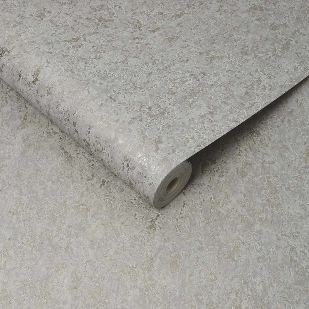 Milan Texture Taupe and Gold Wallpaper