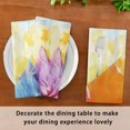 thumbnail image 6 of Napkin Satin Napkin 20*20Inchx6 Kitchen Towel Dinner Plate Towel Decorative Towel Napkin Tea Towel Suitable For Kitchen Table Three Colored Cats, 6 of 8