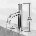 thumbnail image 5 of VIGO Apollo Button Operated Single Hole Bathroom Faucet in Chrome, 5 of 14