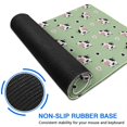 thumbnail image 6 of Long Mouse Pads for Desk,Green Cow Heart Pattern Desk Mats on Top Of Desks, Desk Mouse Pad Extra Large with 3mm Non-Slip Base and Stitched Edge for Gaming,Office,Work,Home 47.3"x23.6", 6 of 6