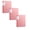 H8_3pc 100sheet Pink A4, variant on FURNIX Presentation Binder,Folder With Clear Sleeves,4-Pack Elastic-Band Insert Page Folder(20sheet,Multicolor),Letter Size Document Holder,Office Artwork Storage,Music Sheet Storage Folder