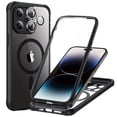 thumbnail image 1 of Funda de teléfono ESR para iPhone 14 Pro Max con vidrio templado negro, 1 of 8