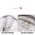 thumbnail image 4 of 3-Piece Backpack Set,Large Capacity Daisy Print Backpack with Insulated Lunch Bag & Pencil Pouch,Waterproof with Laptop Compartment & Side Pocket, 4 of 11