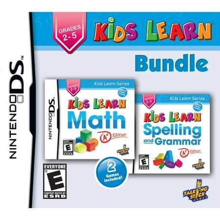 kids learn bundle: math and spelling - grades 2 to 5