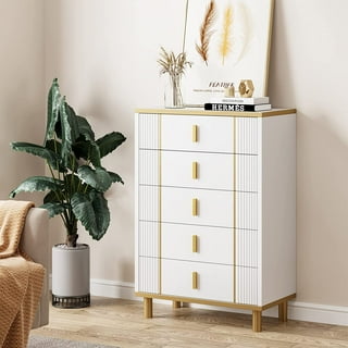 19+ White Dresser Gold Hardware