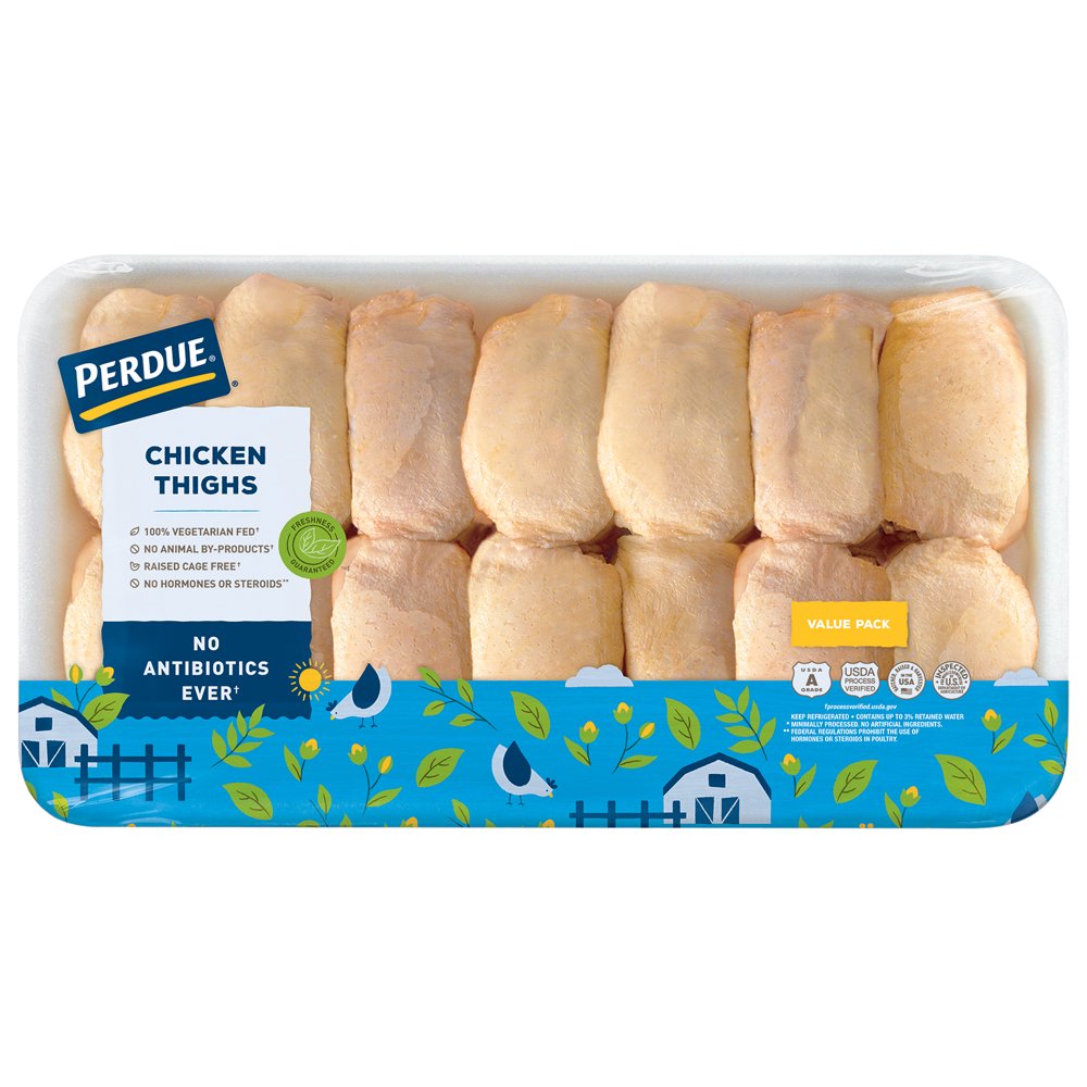 Perdue Fresh Chicken Thighs Value Pack (4.55.5 lbs.)