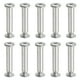 thumbnail image 1 of Uxcell Tornillos Hexagonales de Chicago, Puntos de Unión, Tuercas para Reparación de Álbumes de Cuero y Cinturones M6 x 35 mm 10, 1 of 7