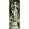 Roman 46.75" Angel with Dove Outdoor Garden Statue