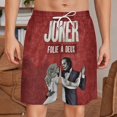 thumbnail image 2 of Movie Joker Folie A Deux Short Sweatpants Summer Daily Cozy Lounge Shorts 3D Printed Beach Shorts Sweatpants With Drawstring And Pockets, 2 of 7