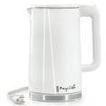 thumbnail image 3 of MegaChef 1.7 Liter Double Wall Stainless Steel Electric Tea Kettle in White, 3 of 6