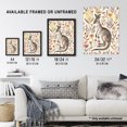thumbnail image 3 of Artery8 Cute Kangaroo with Wildflowers Bright Folk Art Living Room Art Print Framed Poster Wall Decor 12x16 inch, 3 of 3