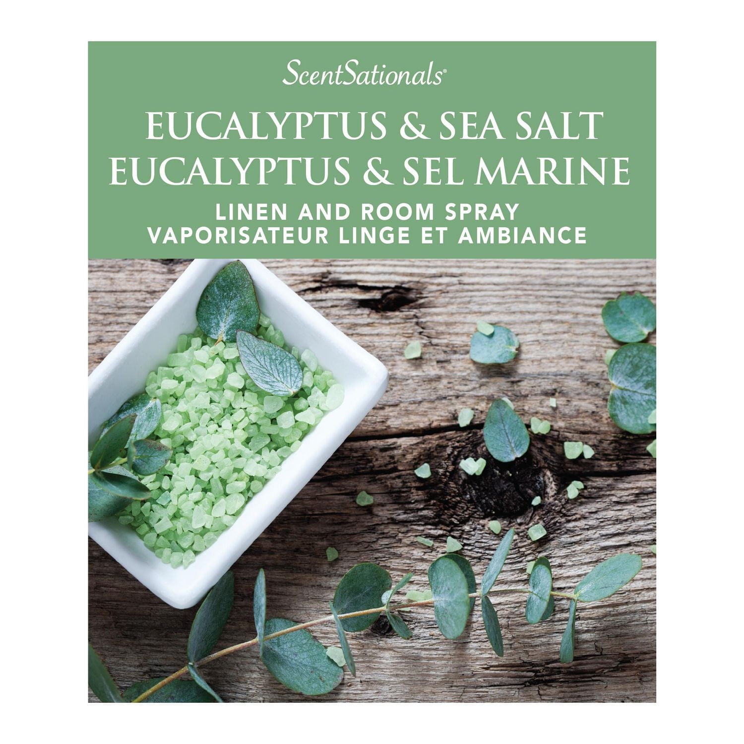 Vaporisateur Linge et ambiance ScentSationals - Eucalyptus & Sel Marin