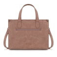 thumbnail image 5 of Montana West Women's Aztec Leather Tote Bag Set with Wallet Stylish Handbag for Everyday Use, Dark Pink, 5 of 7