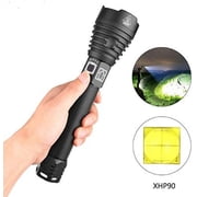 LED Flashlight, 10000 Lumens XHP90 Ultra Powerful Adjustable Zoomable Waterproof Torch Flashlight, USB Rechargeable Flashlight,gticphyj245