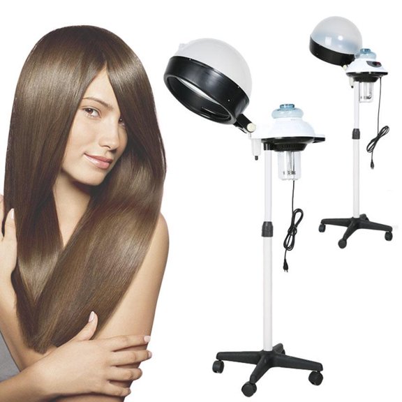 Adjustable Professional Hair Steamer, Rolling Floor Stand Base, Color Processor, Hair Treament,Salon Hair Beauty Equitment BETT