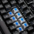 thumbnail image 3 of RYPFOEWBN Clavier Mécanique Argenté Sculpté, Clavier Filaire Pleine Taille 104 Touches, Divers modes d'Éclairage Colorés, design à Touches Rondes, compatible avec Systèmes Windows/Mac, 3 of 6