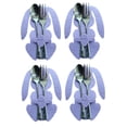 thumbnail image 4 of Bolsa de almacenamiento de cubiertos de conejito de Pascua, bolsillo, cuchara, tenedor, cuchillo, soporte para cubiertos, 4 Uds., 4 of 5