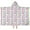 Colorful Striped Cartoon-1, variant on Cartoon Unicorn Star Heart Pattern Hooded Bath Towel,50"x30" for Ages 3 To 12 Kids, Quick Dry Lightweight Soft Microfiber Hood Beach Towel Cover Up for Kids