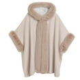 thumbnail image 4 of Hauts Grande Taille, Châle Décontracté Uni Grande Taille Chaud à Franges Veste Mode, Veste pour Femme, 4 of 8