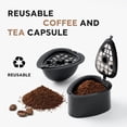 thumbnail image 3 of Reusable Coffee Pod For 9662.62 Coffee Maker Machine Refillable Filter Pod With Powder Holder Spoon Brush, 3 of 18