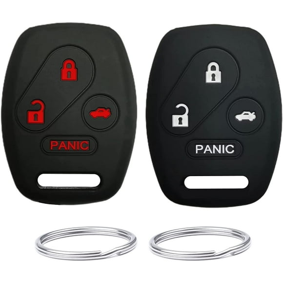 REPROTECTING Silicone Rubber Key Fob Cover Compatible with 2003-2015 Honda Hybrid EX Accord Civic SI CR-V EX Element SE