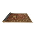 thumbnail image 2 of Ahgly Company Indoor Square Medallion Brown Traditional Area Rugs, 6' Square, 2 of 4
