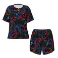 thumbnail image 4 of Lsque Sea Turtle Women's Short-Sleeved Pajama Set - 2 Piece Soft and Lightweight Sleepwear Set-Medium, 4 of 9