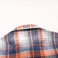 thumbnail image 3 of Camisas Para Hombre Manga Corta Camisa a cuadros para hombre Tendencia Camisa de manga corta y guapo de tamaño (Blue, XXL), 3 of 7