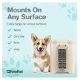 thumbnail image 4 of Pet Waste Station Mount - Indoor Outdoor Dog Poop Bag Dispenser Holder Kit - Wall & Post Mounting Bracket - Compatible with Most Trash Cans - Secure & Space Saving, 4 of 6